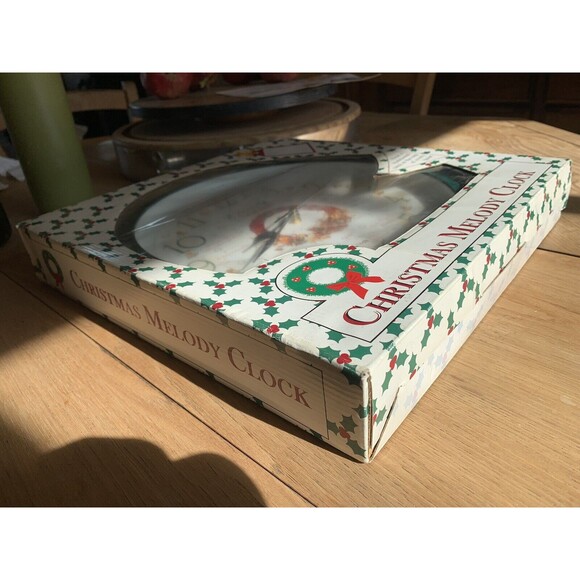 Feldstein & Associates Musical Christmas Melody Clock #XMAS-8000 New - Picture 5 of 6